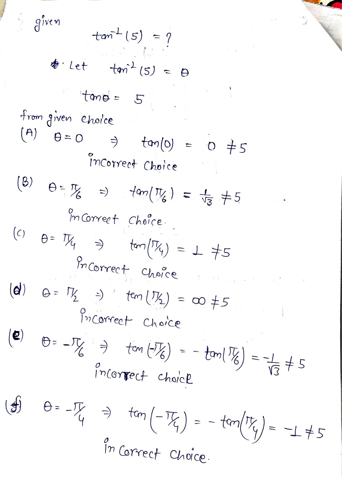 Trigonometry homework question answer, step 1, image 1